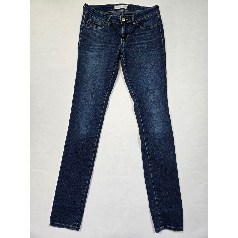 Bullhead Black denim leggings JEGGINGS blue stretch jeans 5